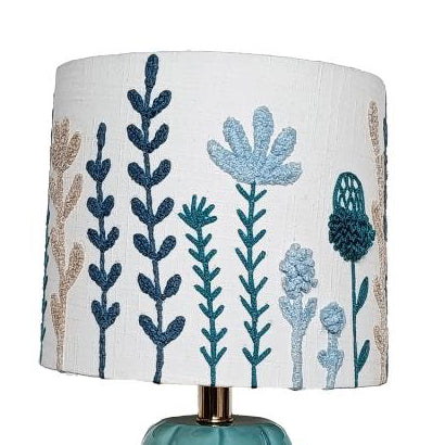 Aqua Tapered Mini Harvest Lampshade