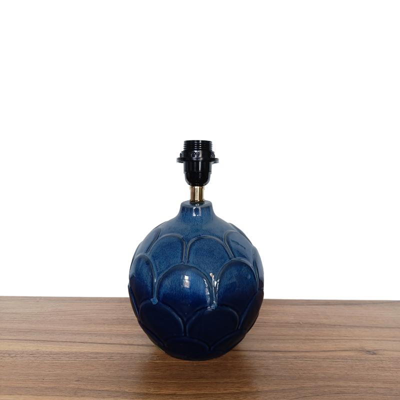 Indigo Lotus Ceramic Table Lamp Base