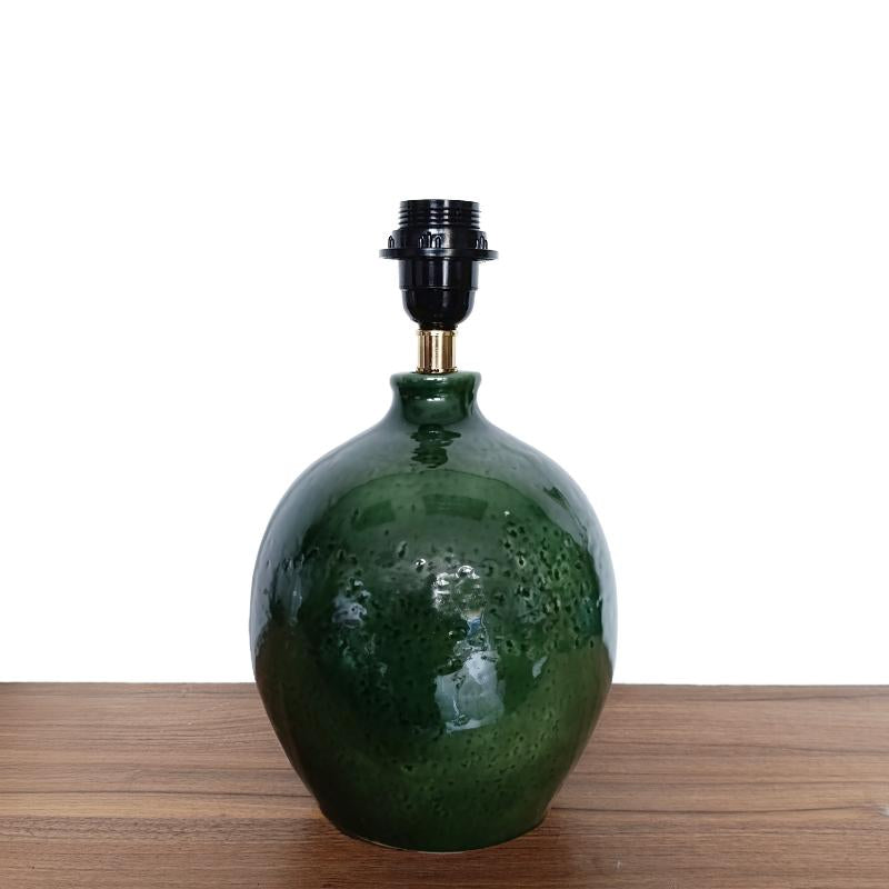 Moss Green Selene Ceramic Table Lamp Base