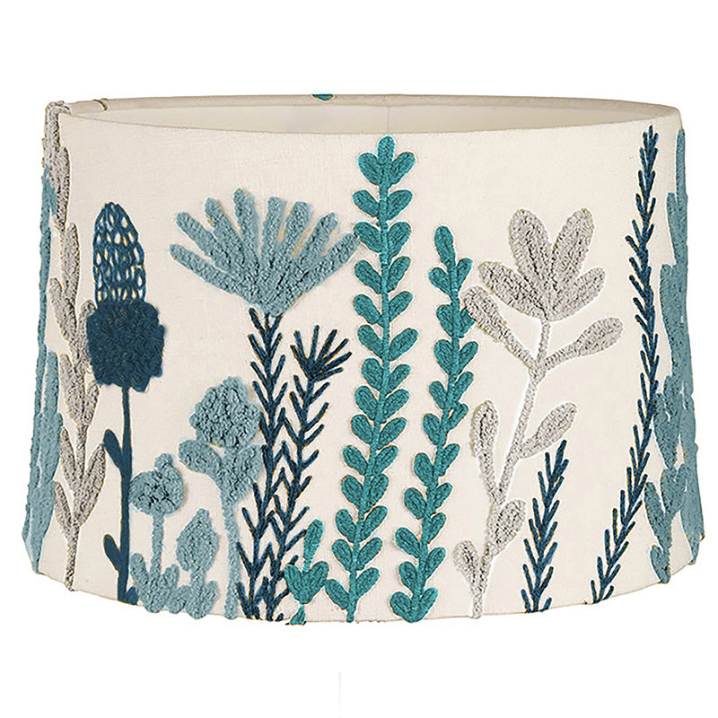 Aqua Tapered Large Harvest Lampshade