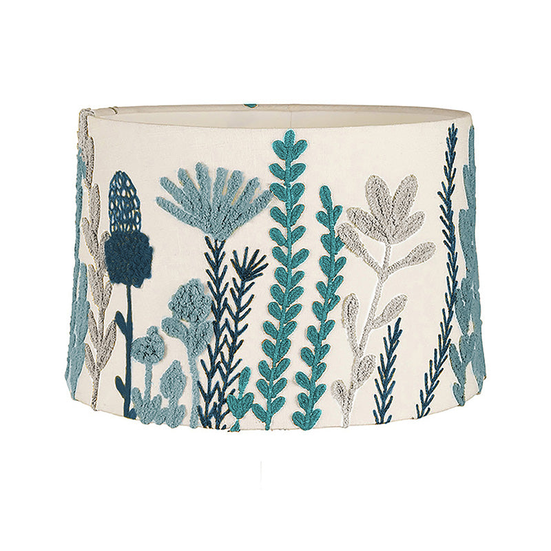 Aqua Tapered Medium Harvest Lampshade