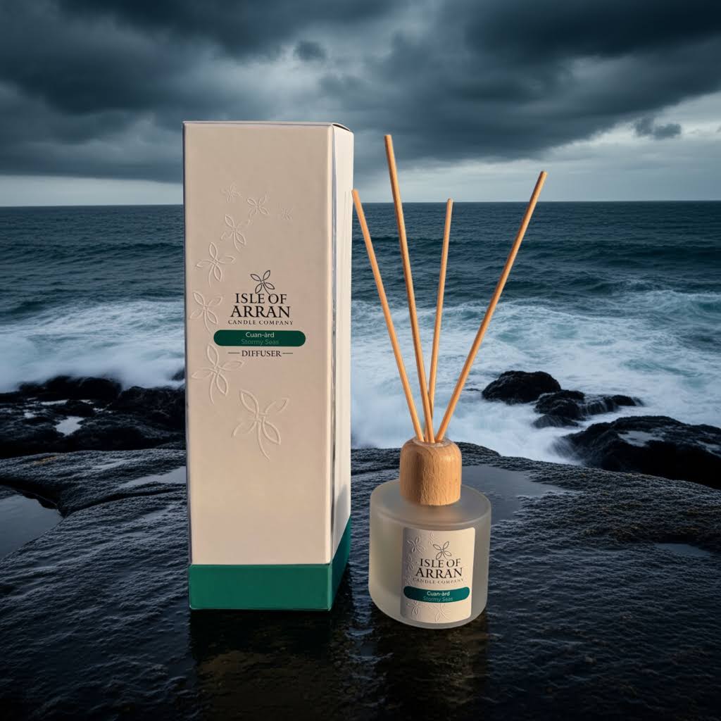 Cuan-ard (Stormy Seas) Reed Diffuser (Boxed) approx 10 weeks Fragrance
