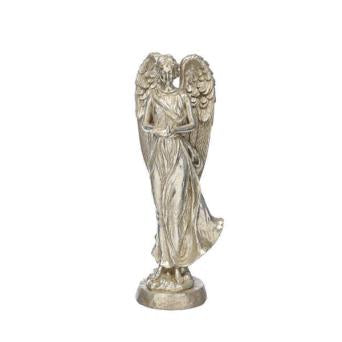 Antique Silver Effect Angel (41cm)