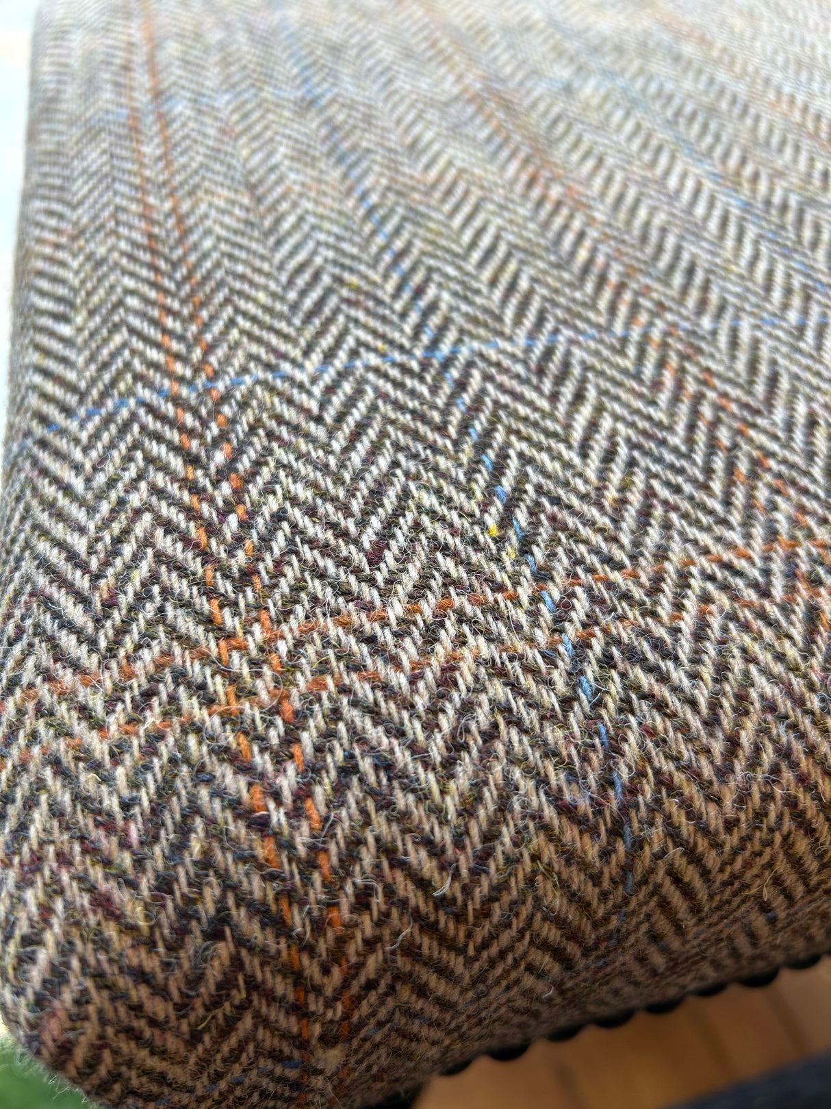 Tweed Foot Stool