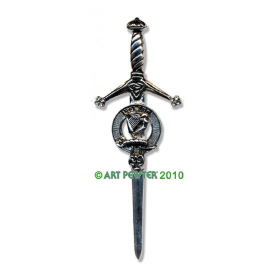 Pewter Clan Crest Kilt Pin - Choose Your Clan N-Z