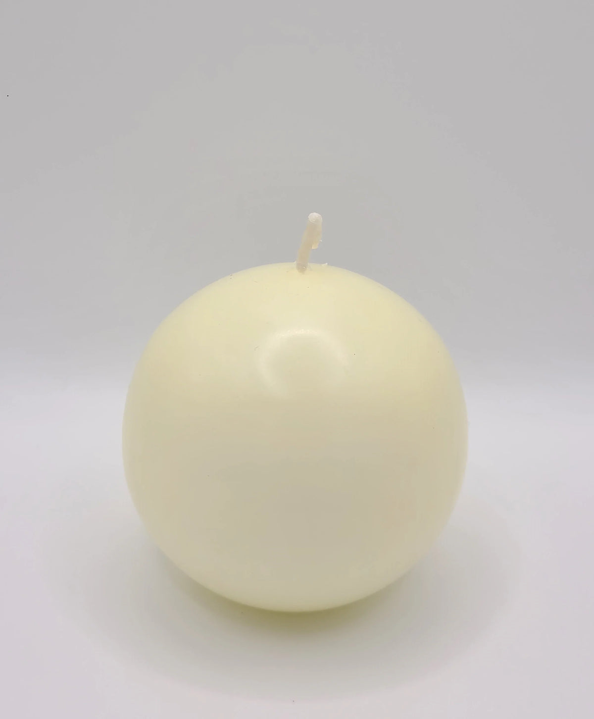 Ivory Ball Candle, 70mm Diameter