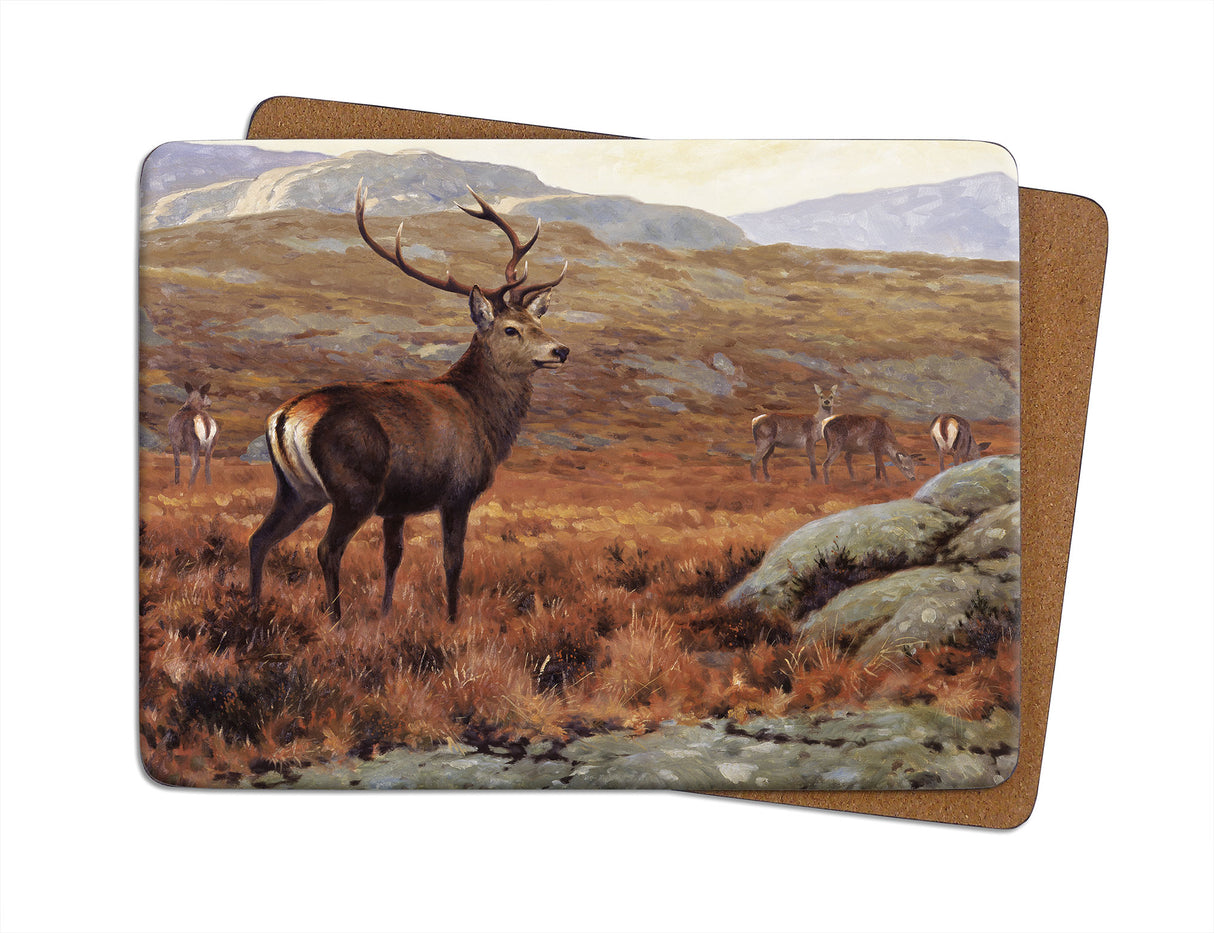 Stag In The Highlands Julian Friers Placemat