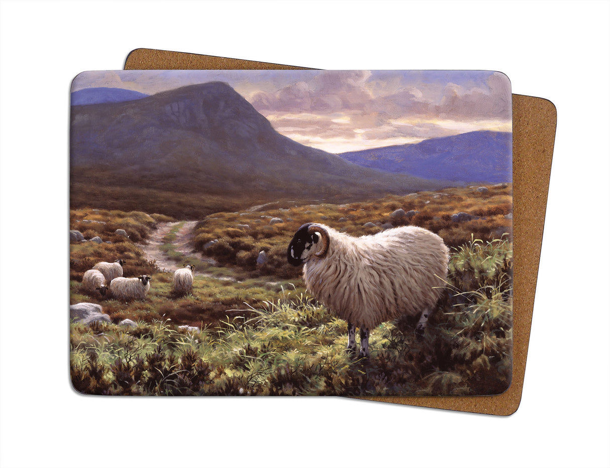 Sheep & Track Julian Friers Placemat