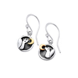 Enchanted Tales Felix The Fox Drop Earrings - Silver & 9ct Gold