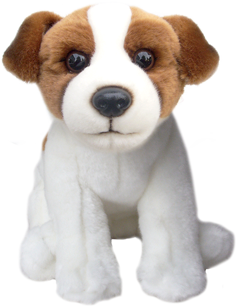 12 inch Jack Russell Tan & White Soft Toy