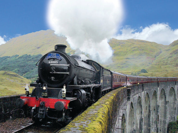 Train on Glenfinnan Viaduct 3D Wall Art