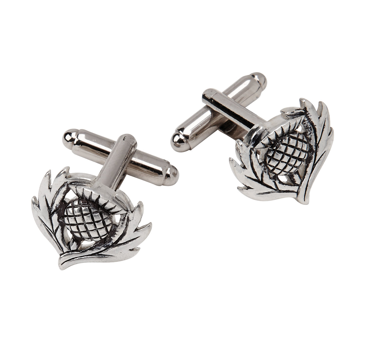 Thistle Polished Cufflinks