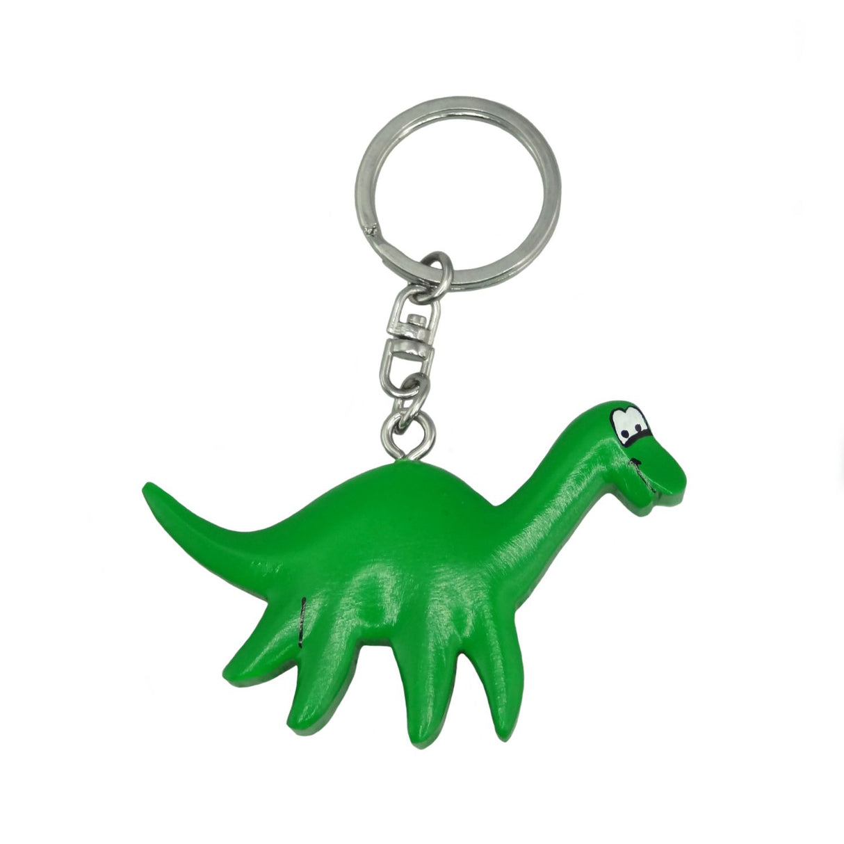 Wooden Nessie Keyring