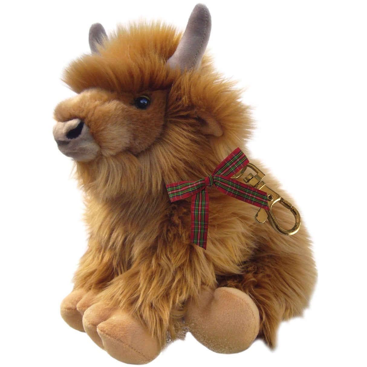 Rabbie 5.5 inch Highland Cow Bag Charm/Keyring Soft Toy