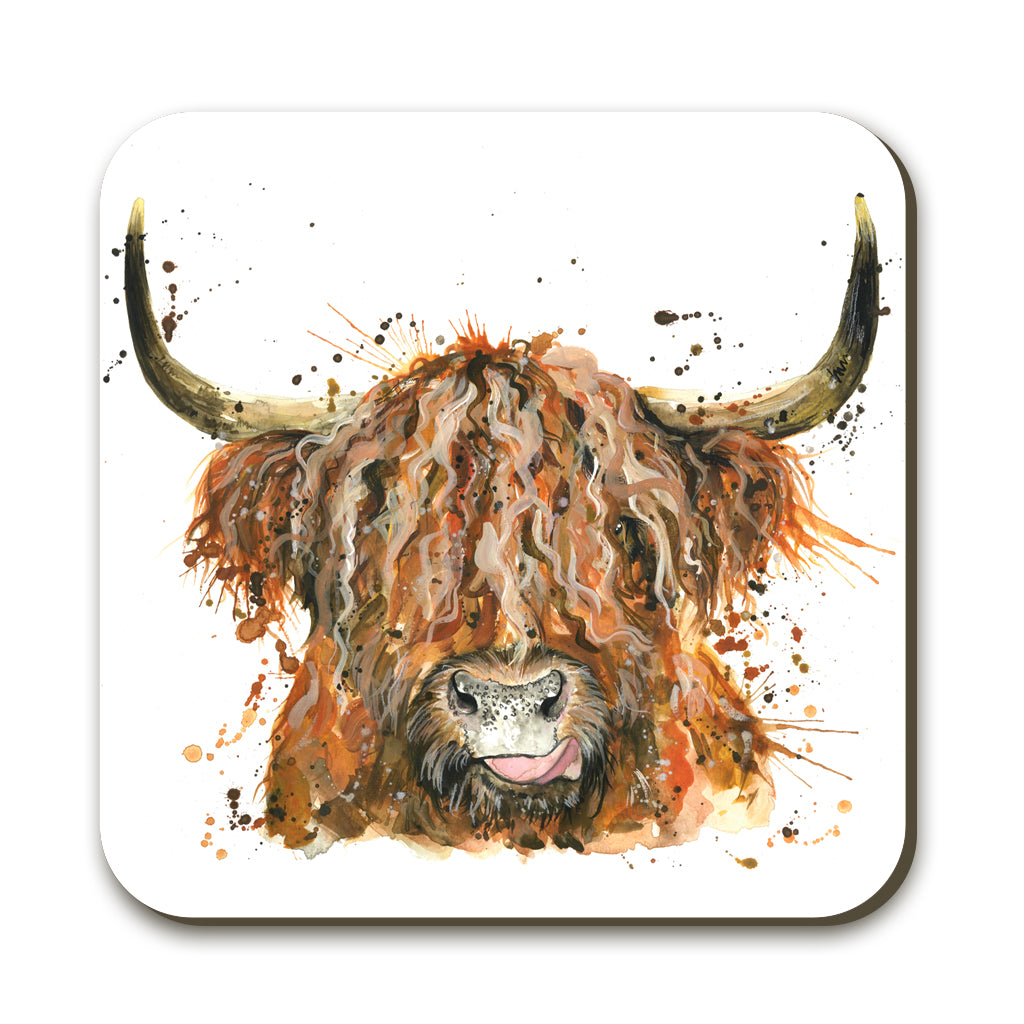 Splatter Cheeky Coo Coaster