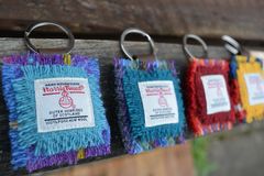 Harris Tweed Thistle Craft Keyring