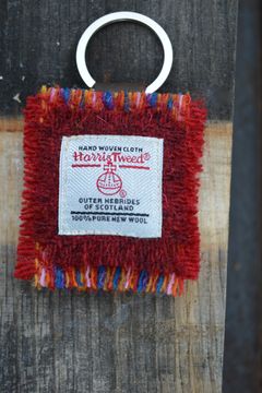 Harris Tweed Thistle Craft Keyring