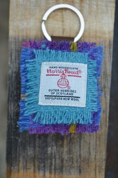 Harris Tweed Thistle Craft Keyring