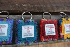 Harris Tweed Thistle Craft Keyring