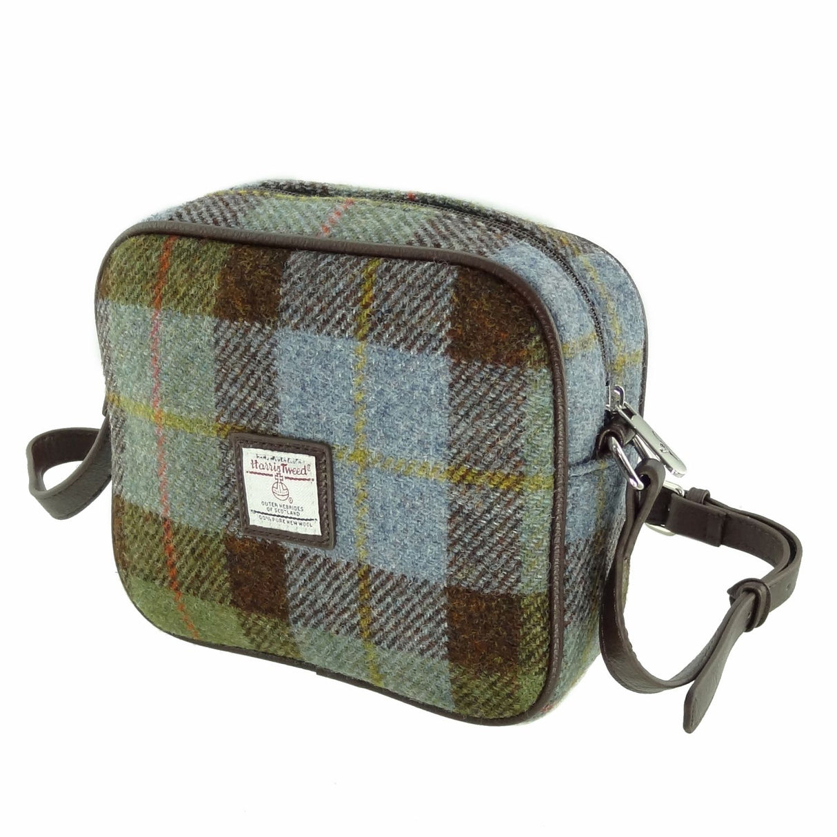 Almond Harris Tweed Small Rectangular Bag MacLeod Tartan