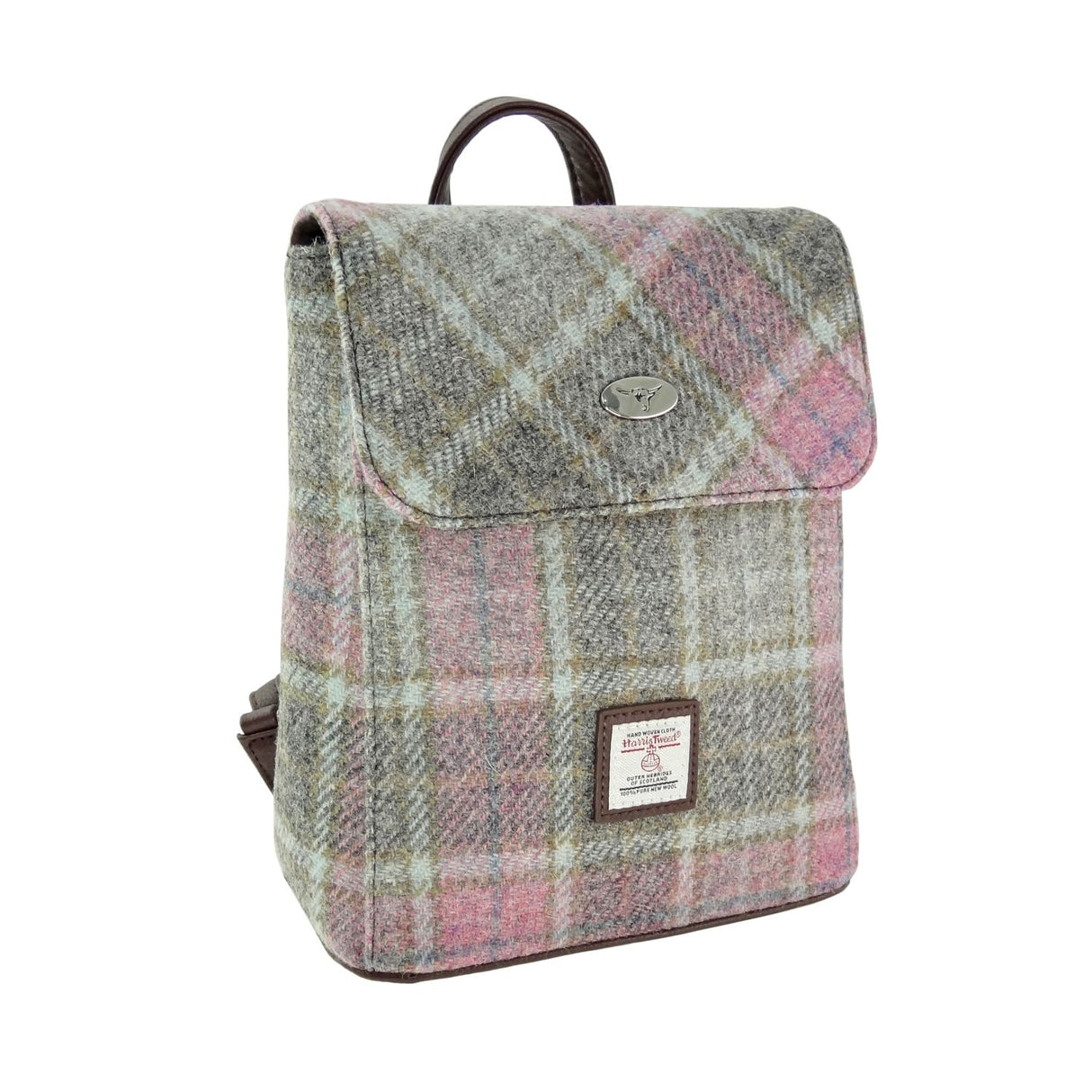 Tummel Harris Tweed Mini Backpack soft Pink Buchanan