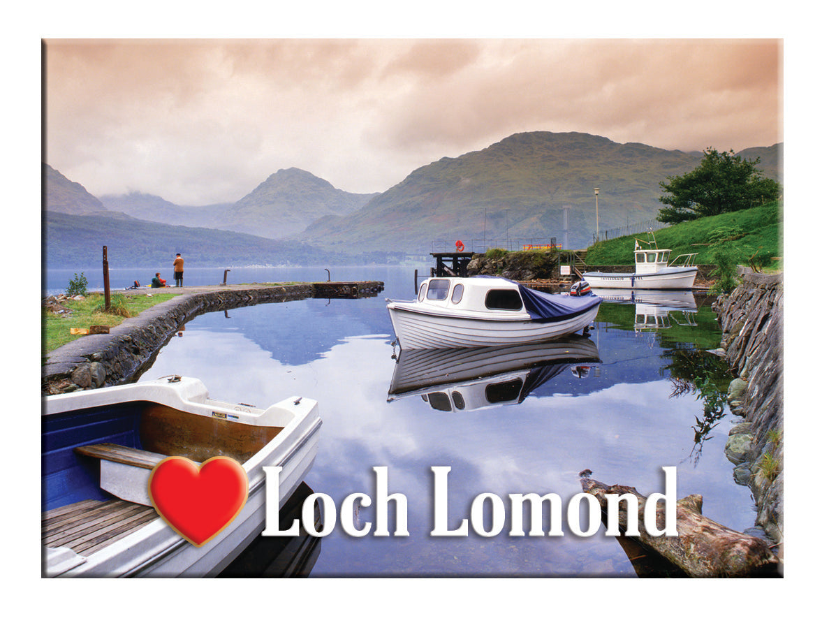 Loch Lomond Boats In The Loch Magnet