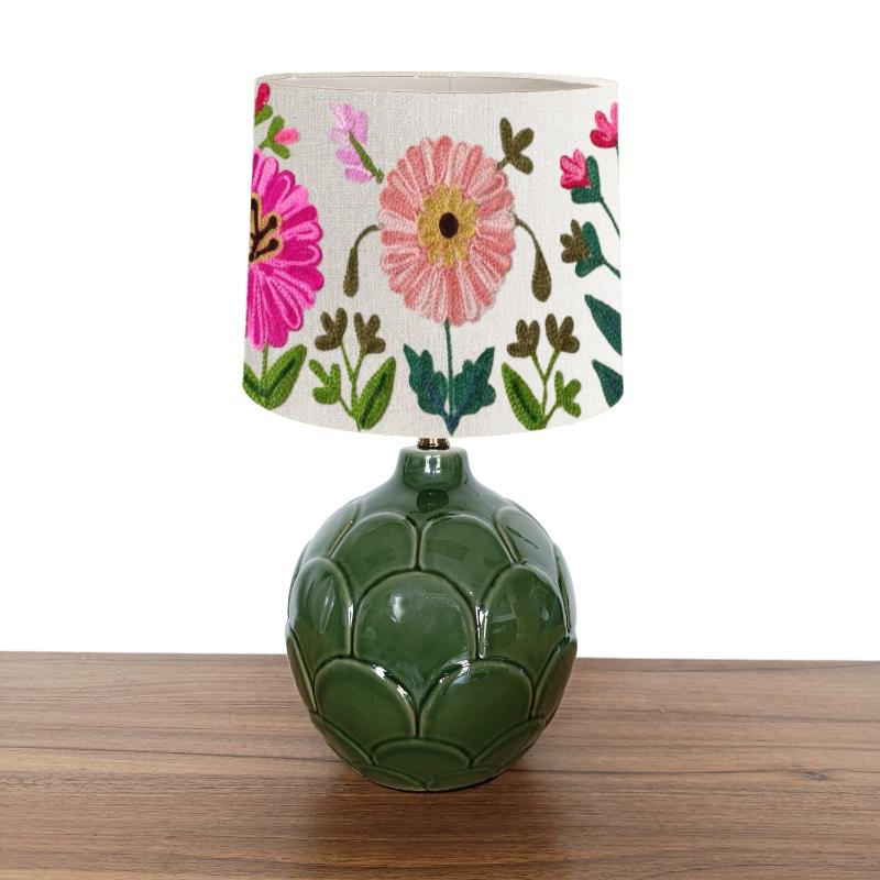 Pink Floral Tapered Mini Ensley Lampshade