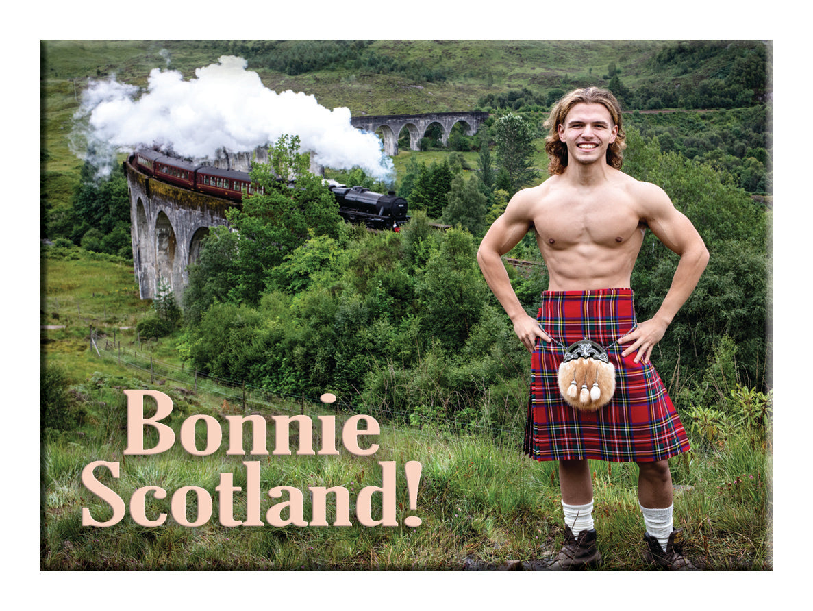 Love Kilts Steam Train Magnet