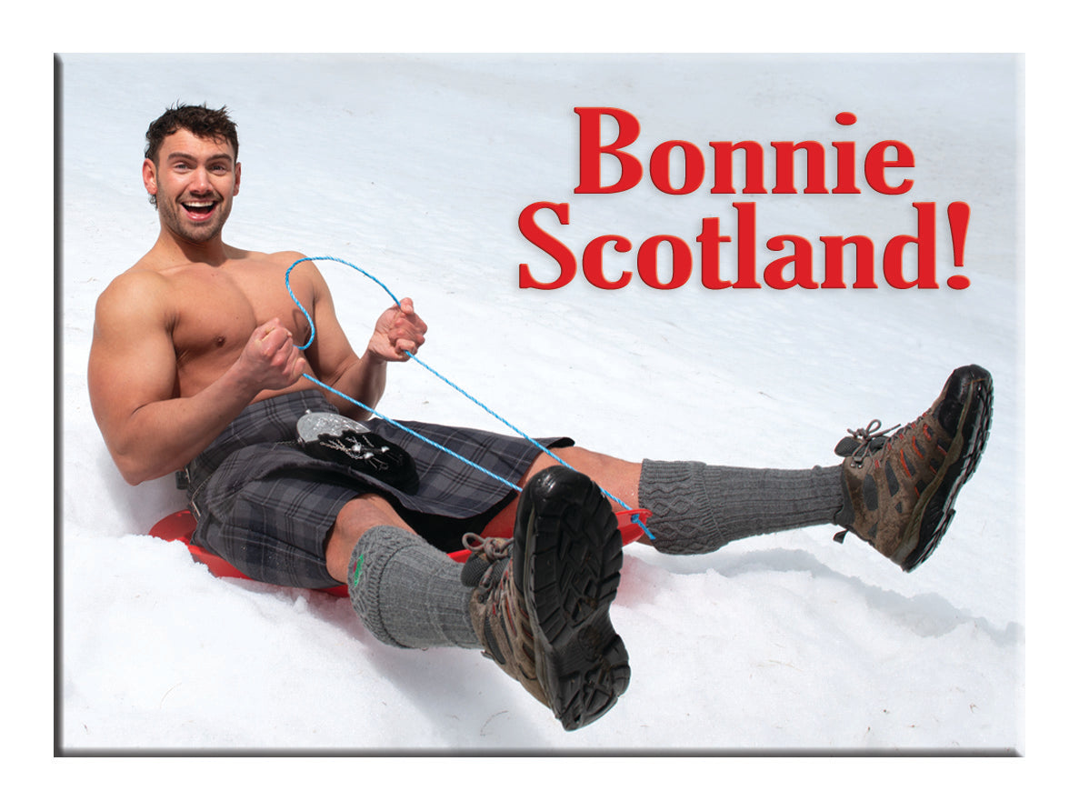 Love Kilts Sledging Magnet