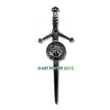 Pewter Clan Crest Kilt Pin - Choose Your Clan N-Z