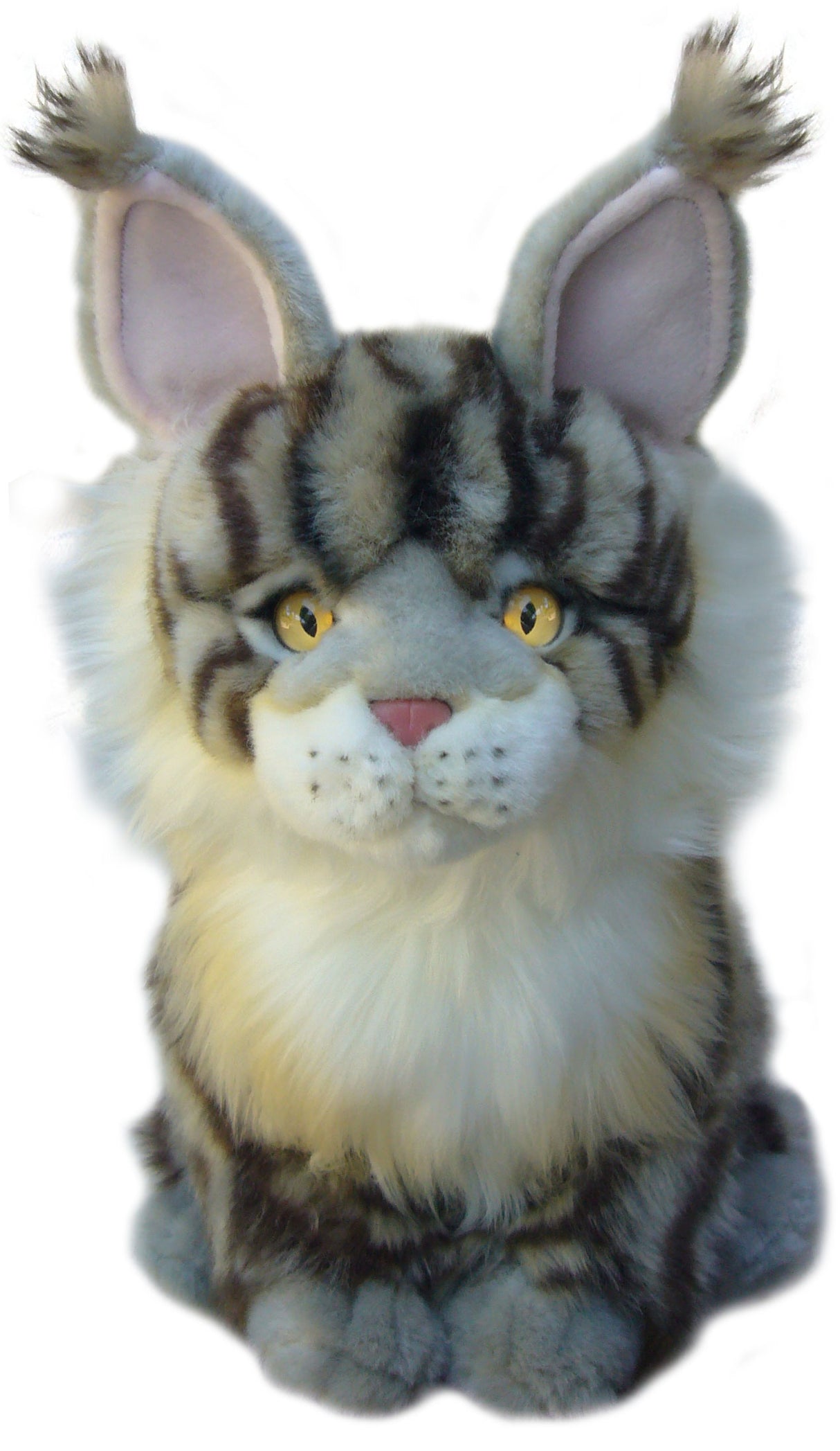 12 inch Maine Coon Grey Cat Soft Toy