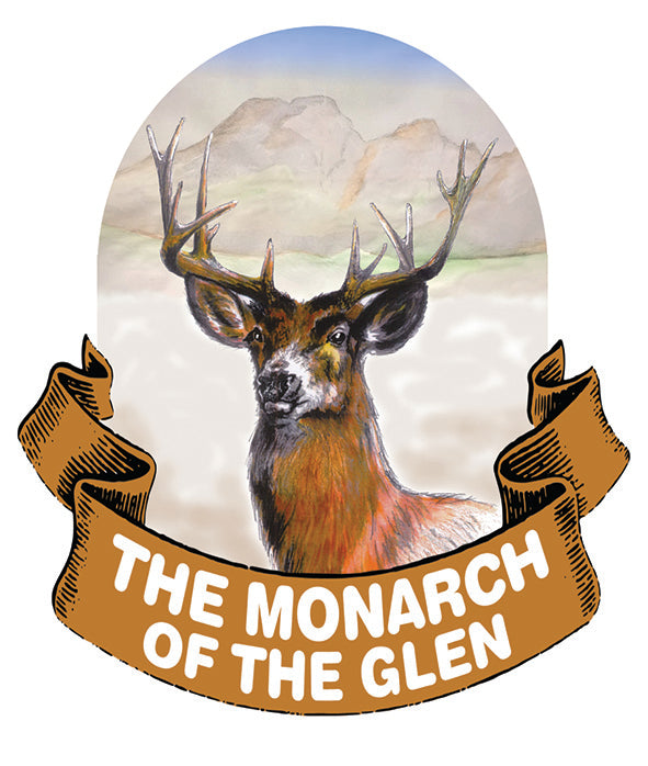 Monarch of the Glen Resin Magnet