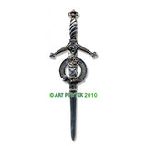 Pewter Clan Crest Kilt Pin - Choose Your Clan N-Z