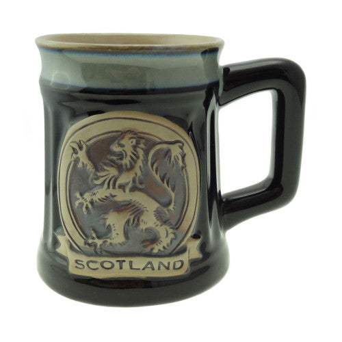 Lion Rampant Black Boxed Stoneware Mug