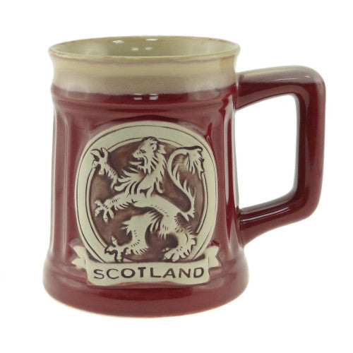 Lion Rampant Red Boxed Stoneware Mug