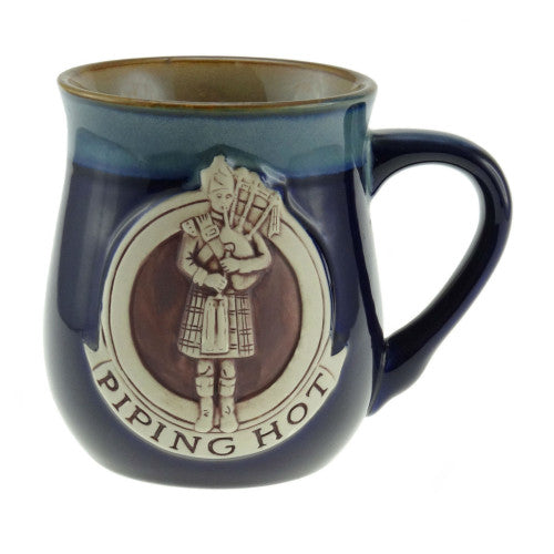 Piping Hot Blue Boxed Stoneware Mug