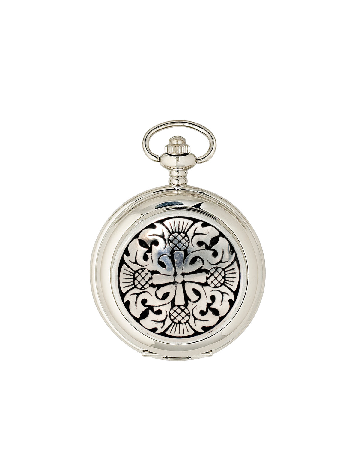 4 Thistle Mechanical (No Battery) Pocket Watch