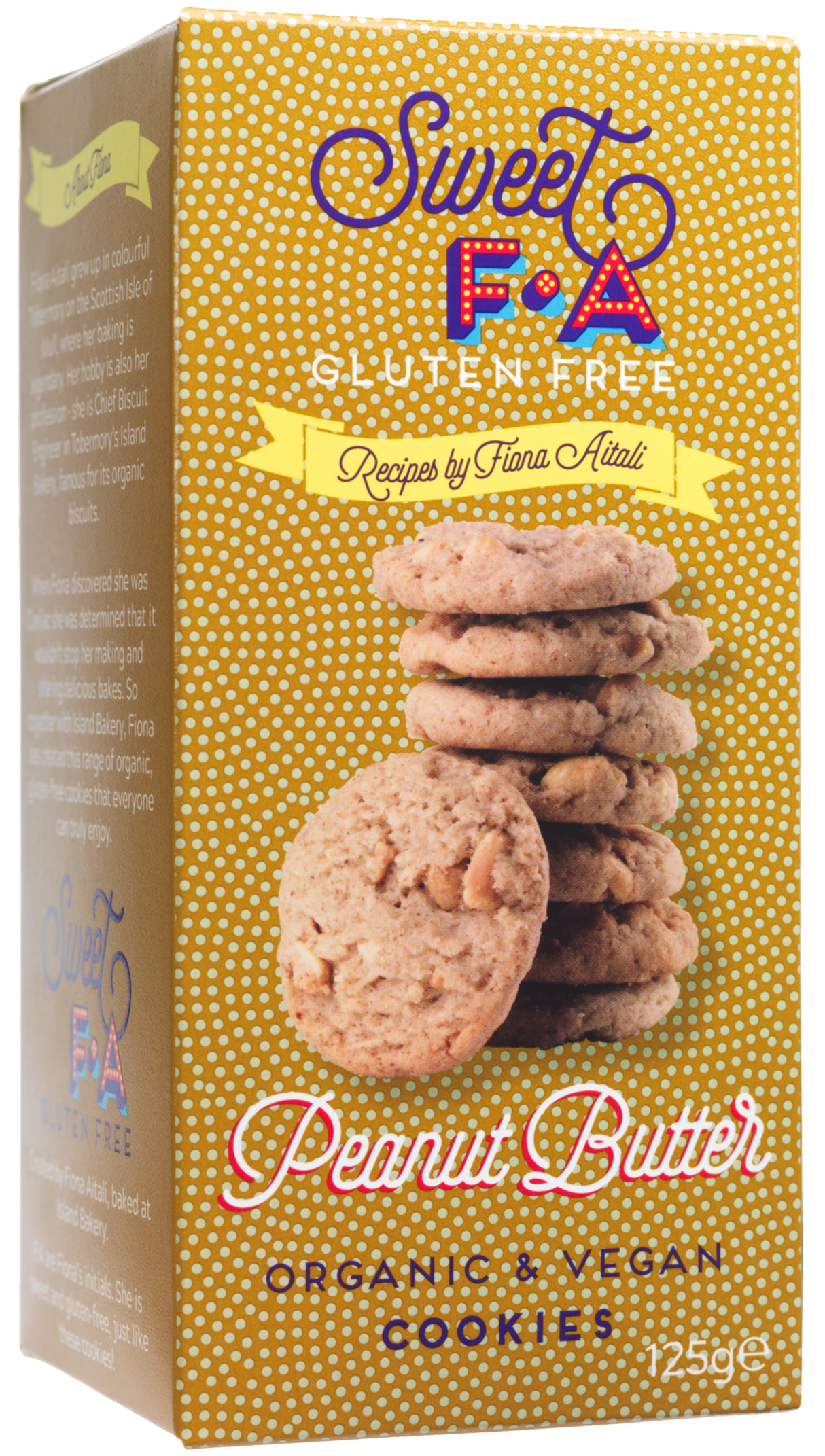 125g Sweet FA - Gluten Free Peanut Butter Cookies