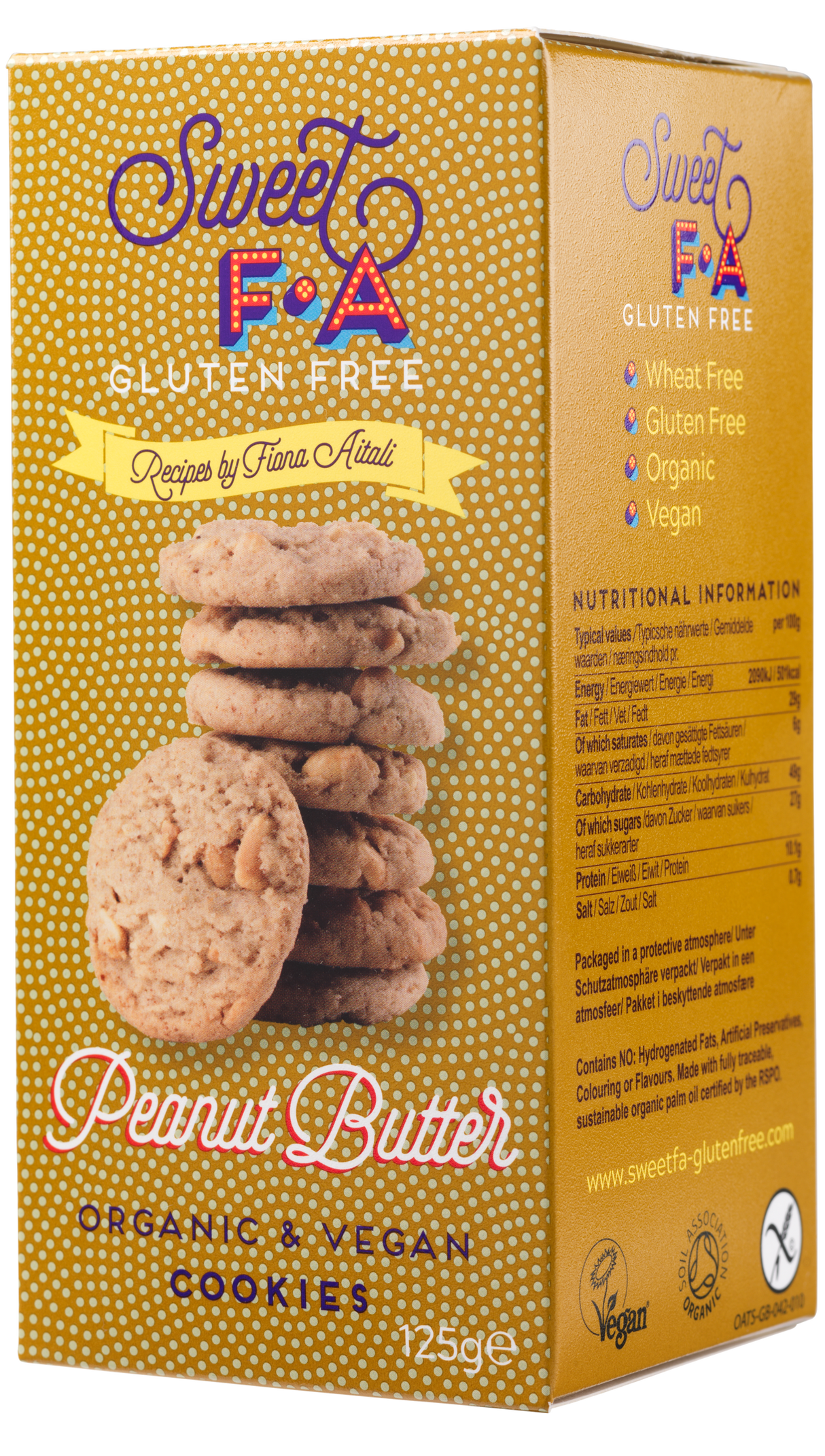 125g Sweet FA - Gluten Free Peanut Butter Cookies