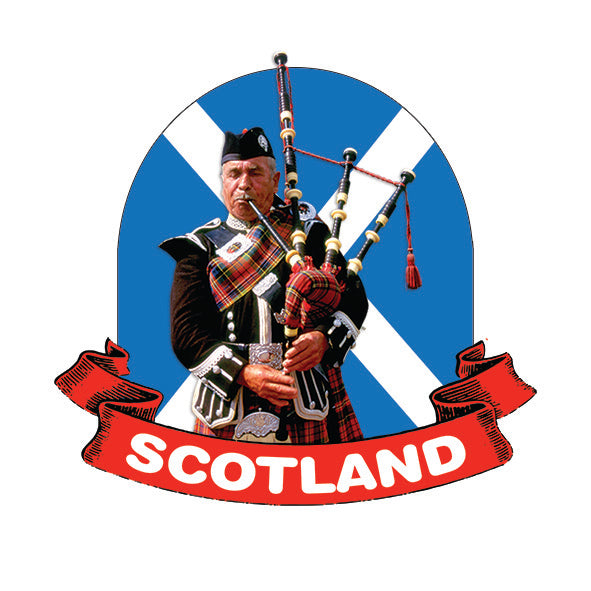 Piper Saltire Resin Magnet