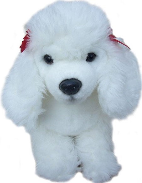 12 inch Poodle White Soft Toy