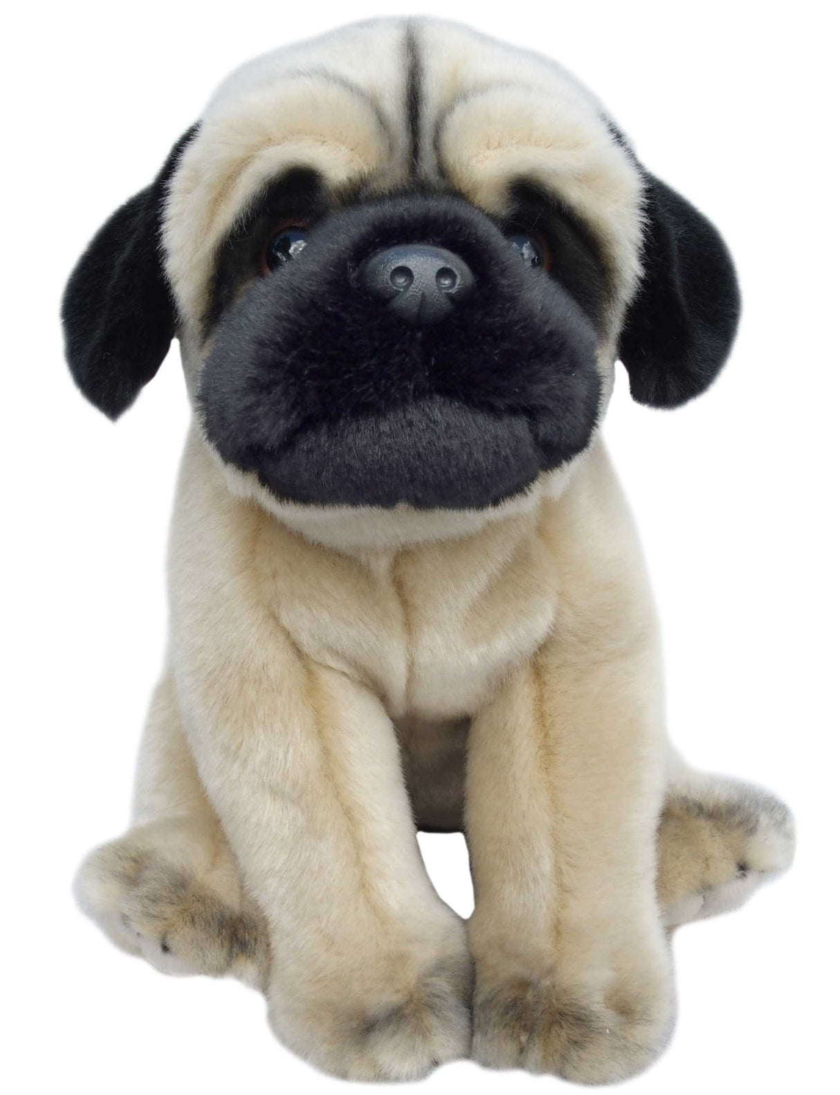 12 inch Pug Fawn Soft Toy