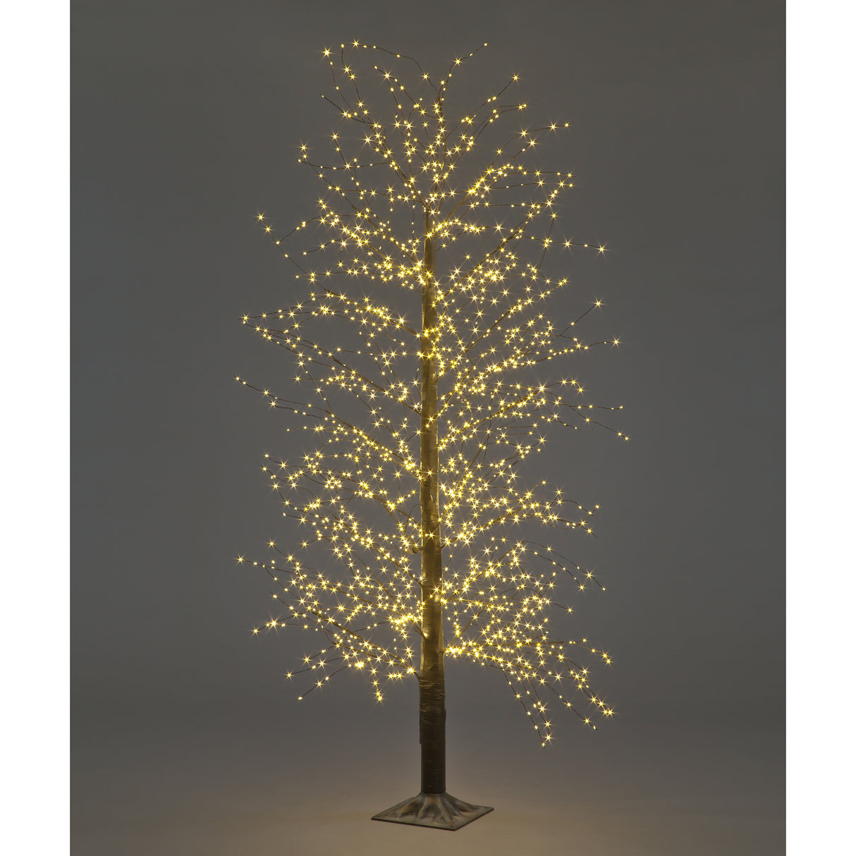 2.1m Warm White Micro Dot White Tree (1700 LEDs)