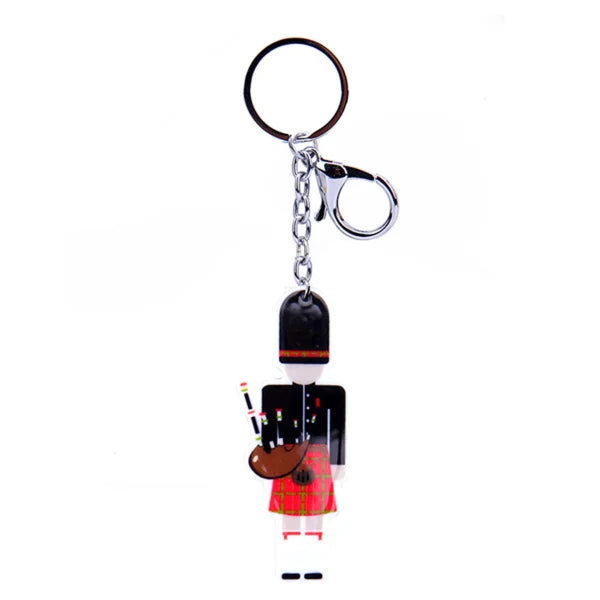 Royal Stewart Piper Acrylic Keyring