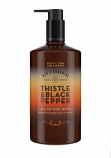 Thistle & Black Pepper All In One Wash Pump Bottle 500ml