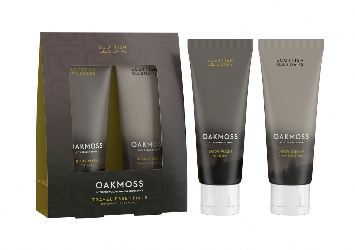 Oakmoss Travel Essentials (Boxed) 2 x 75ml Tubes