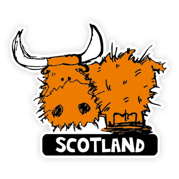 Highland Cow Sticker