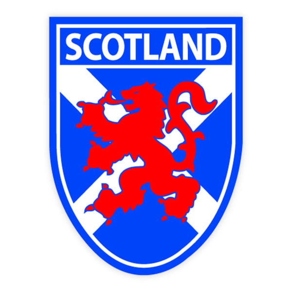 Saltire/Lion Rampant Sticker