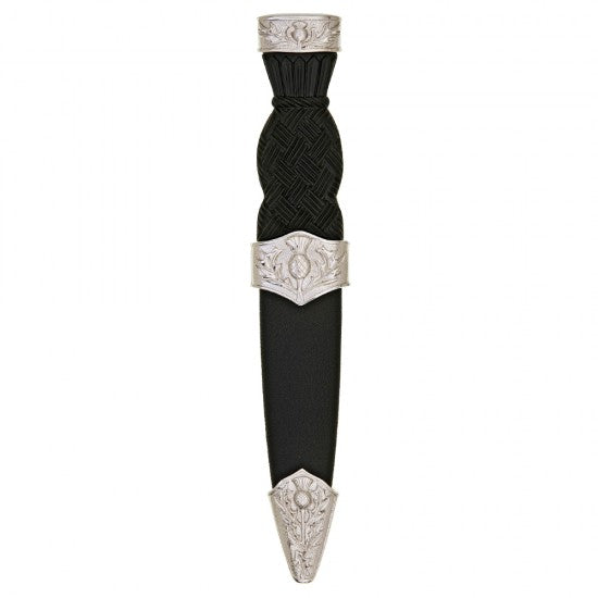 Thistle Polished Cap Top Sgian Dubh