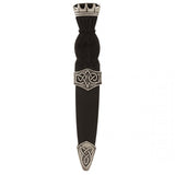 Celtic Antiqued Stone Top Sgian Dubh